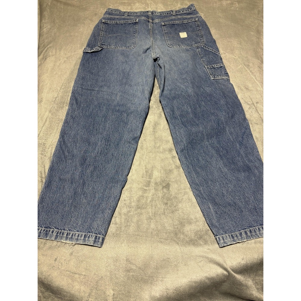 Vintage Abercrombie & Fitch Jeans Mens 36R Blue Relaxed Straight Carpenter USA